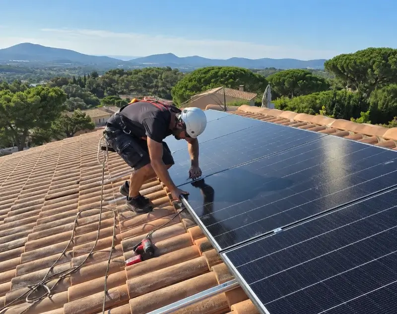 Installateur panneaux solaires Puyvalador — pose photovoltaïque sur toiture